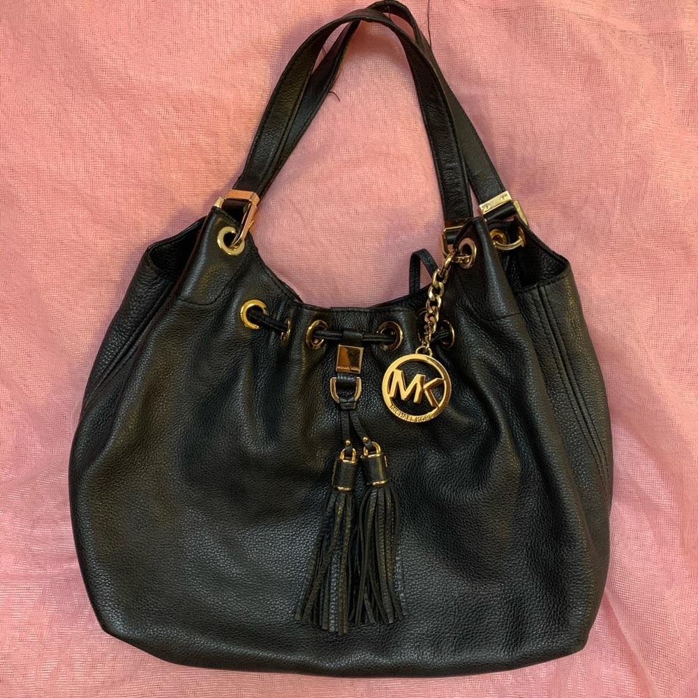 Leather Michael Kors Shoulder Hobo Bag